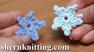 Crochet Star Flower [upl. by Eiclehc]