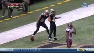 Saints Lance Moore does the Hingle McCringleberry [upl. by Adlemi60]