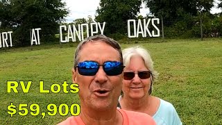 Resort at Canopy Oaks Tour  RV Lots are For Sale [upl. by Brothers]