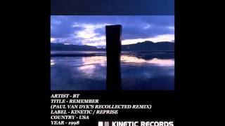 IEMN BT  Remember Paul van Dyks Recollected Remix 1998  Trance [upl. by Nolrac]