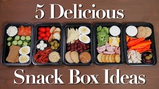 5 Delicious Snack Box Ideas  BacktoSchool [upl. by Yert]