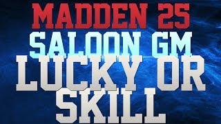 MADDEN 25 MONEY GAME  35  FUMBLE AT THE 1  LUCK OR SKILL [upl. by Haleelahk]