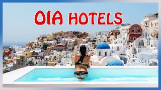 Santorini  BEST HOTELS in OIA in 2024 [upl. by Llertak828]