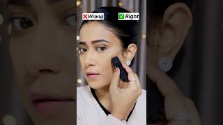 Right vs wrong Makeup💖Wrong makeup mat karna 😘 shortsaday makeupguide forbeginners barshapatra [upl. by Nauqet754]