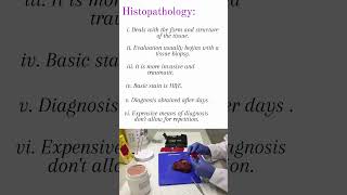 Cytopathology vs histopathology medical science trending viralshort youtube [upl. by Munsey]