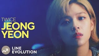 TWICE  JEONGYEON Line Evolution • APR2018 [upl. by Sirc]