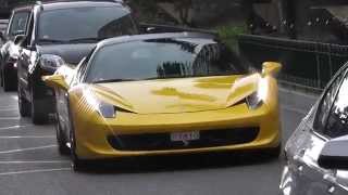 Supercars in Monaco during Top Marques 2014  Sounds amp Sights [upl. by Boles]