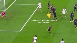 Real Madrid v Bayern OFFSIDE GOAL controversy  UCL 2024 semi final [upl. by Brodie936]