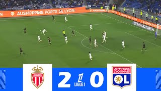 AS Monaco contre Lyon 20  Ligue 1 McDonalds 202425  Résumé de Match [upl. by Daniele]