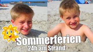 Sommerferien 24h am Strand 🌅 TipTapTube Ash5ive Echtso marieland [upl. by Cantone]