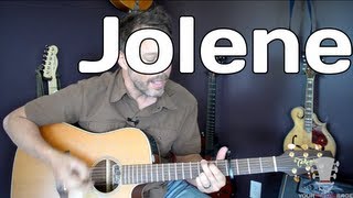 How to play Jolene by Dolly Parton White Stripes Guitar Lesson [upl. by Higgins]