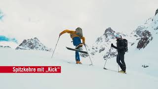 Skitourentipps  Teil 3 Geh und Abfahrtstechnik  Mein Montafon Expertentipp [upl. by Annirok]