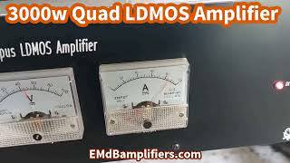 3000w Quad LDMOS Amplifier Florida build EMdB EMB [upl. by Akeem]