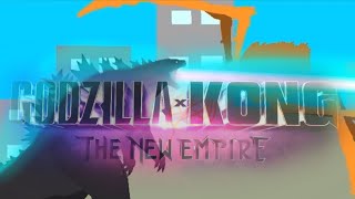 Godzilla x Kong the new empire  Godzilla vs Scylla stick animation remake [upl. by Notelrahc419]