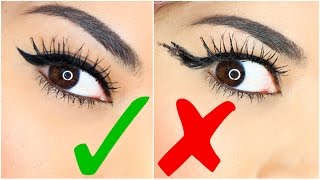 9 EASY EYELINER HACKS For Perfect Winged Eyeliner [upl. by Amelia]