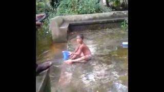 Baby bath  Boy in bath  Villages boy in bath shorts bathingbaby bathing [upl. by Diarmid]