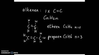 Koolstofchemie alkanen alkenen cycloalkanen en alkanolen [upl. by Anilyx491]