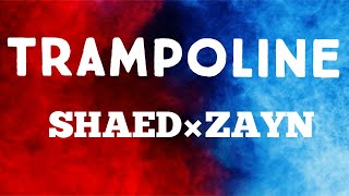 SHAED×ZAYN  Trampoline Lyrics [upl. by Christianson]