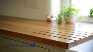 Wooden Oak Worktops Super Stave Style [upl. by Granger983]