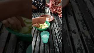 Rujak Pencet Bumbu Petis Madura shorts vlog vlogazis [upl. by Hal]