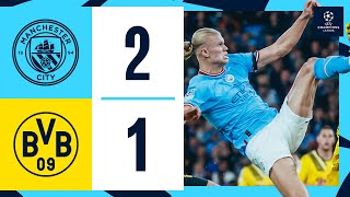 HIGHLIGHTS  Man City 21 Borussia Dortmund  Stones and Haaland INCREDIBLE goals  Champions League [upl. by Olette]