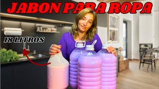 🧼JABON LIQUIDO PARA ROPA✨¡MEJOR QUE EL COMERCIAL😍 [upl. by Kreg321]