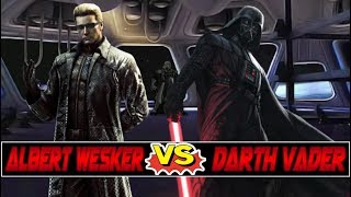 MUGEN Battles  Albert Wesker vs Darth Vader  Resident Evil vs Star Wars [upl. by Aible]