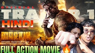 MARTIN KANNADA MOVIE TRAILER  MARTIN DHRUVA SARJA MOVIE TRAILER  REACTIONS VIDEOS 🔥 [upl. by Maurilia]