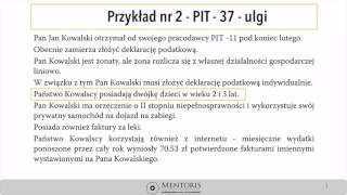 3 Jak wypełnić PIT cz3  ulga na dzieci [upl. by Labannah]