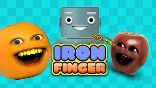 Annoying Orange vs Midget Apple  IRON FINGER [upl. by Sucramraj]