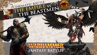 The Beastmen VS The Empire  Total War Warhammer 2 Cinematic Battle [upl. by Hterrag]