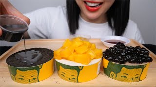 THAI PUDDING DESSERT THREE WAYS ASMR SOFT EATING SOUNDS LIGHT WHISPERS  SASASMR [upl. by Aiki]