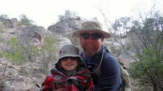 Father and Son Day Hiking at Occoneechee Mountain in Orange County North Carolina [upl. by Leban]