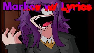 FNF Markov with Lyrics Halloween Special Doki Doki Takeover Bad Ending [upl. by Hebel]