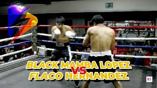 OSCAR BLACK MAMBA LOPEZ VS JOSE EL FLACO HERNANDEZ [upl. by Enreval]