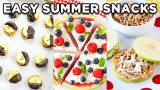 3 Fun Summer Snacks Kids Can Make  Easy Snack Recipes for Kids by MOMables [upl. by Initof306]