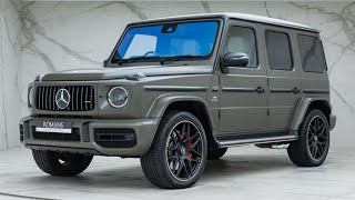 2023 Mercedes AMG G63 Carbon Edition  Dark Olive Green Magno  Walkaround amp Interior [upl. by Aradnahc]