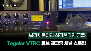 복각제품이라 착각한다면 금물 Tegeler VTRC 튜브 레코딩 채널 스트립을 소개합니다 [upl. by Atinyl815]