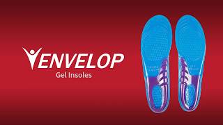 Gel Insoles by Envelop  Best Active Shoe Inserts For Running amp Hiking  Pain Relief Massaging Gel [upl. by Tirb860]