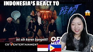 REACTION VXON  THE BEAST MV  INDONESIAS REACTION 🇮🇩 [upl. by Notgnirra]