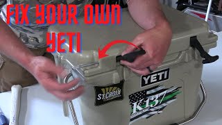 How to Replace the TLatch on a Yeti Cooler [upl. by Tenay]