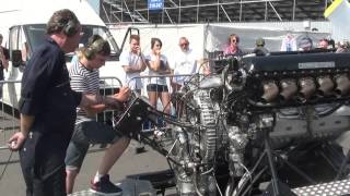 Rolls Royce V12 27litre Merlin engine PV12 FULL THROTTLE [upl. by Eidoow750]