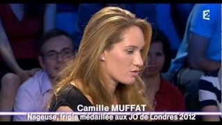 Camille Muffat amp Yannick Agnel  On nest pas couché 8 septembre 2012 ONPC [upl. by Eatnahc]