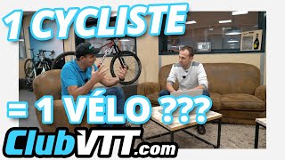 UN cycliste  UN vélo unique configuré sur mesure et personnalisé pour chaque cycliste   695 [upl. by Anaili]