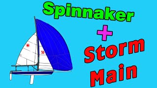 The spinnaker was up for a second Part 3 [upl. by Starinsky6]