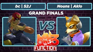 The Function 3 Nouns  Aklo vs bc  S2J  Grand Finals SSBM [upl. by Yengac]