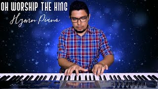 O Worship the King Piano Instrumental lyrics [upl. by Sissie]