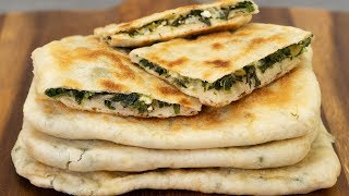 Spinach and Feta Gozleme [upl. by Olenka610]