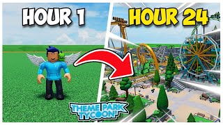 BUILD BATTLE in Theme Park Tycoon 2 for 24 HOURS STRAIGHT [upl. by Gelasius323]