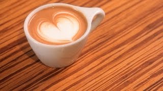 How to Pour a Heart  Latte Art [upl. by Malliw]